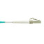 10 Gigabit Aqua LC/SC OM3 Multimode Duplex Fiber Optic Cable, 50/125, 1 meter (3.3 foot) - Part Number: LCSC-31001