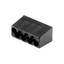 Simply45 Shielded Cat6 RJ45 Crimp Connectors, external ground, Solid/Stranded 23AWG, Green Tint, Hi/Lo Stagger, Bar45™, Jar 50 pieces - Part Number: S45-1150