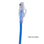 Simply45 Cat5e Pass Through RJ45 Crimp Connectors, Solid 24AWG/Stranded 28-26AWG, Blue Tint, Jar 100 pieces - Part Number: S45-1500
