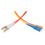 Mode Conditioning Cable SC / LC, OM2 Multimode,  50/125, 5 meter - Part Number: SCLC-12005