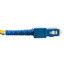 SC Duplex Fiber Optic Patch Cable, OS2 9/125 Singlemode, Yellow Jacket, Blue Connector, 5 meter (16.5 foot) - Part Number: SCSC-01205