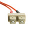 SC/SC OM1 Multimode Duplex Fiber Optic Cable, 62.5/125, 2 meter (6.6 foot) - Part Number: SCSC-11102