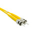 SC/UPC to ST/UPC OS2 Duplex 2.0mm Fiber Optic Patch Cord, OFNR, Singlemode 9/125, Yellow Jacket, Blue SC Connector, 3 meter (10 ft) - Part Number: SCST-01203