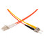 Mode Conditioning Cable ST / LC, OM1 Multimode,  62.5/125, 1 meter - Part Number: STLC-12101